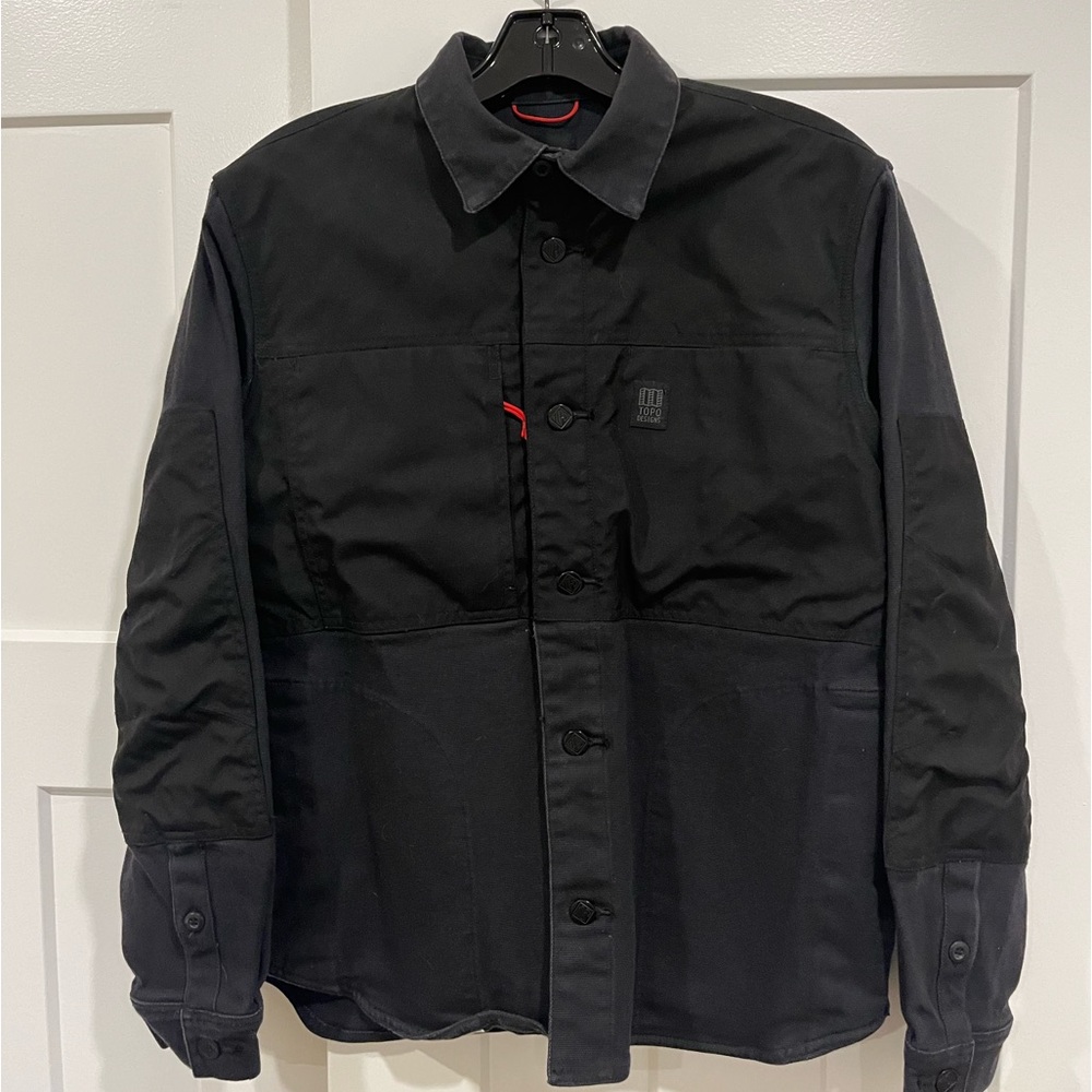 Topo Designs Black Shirt Jacket Medium